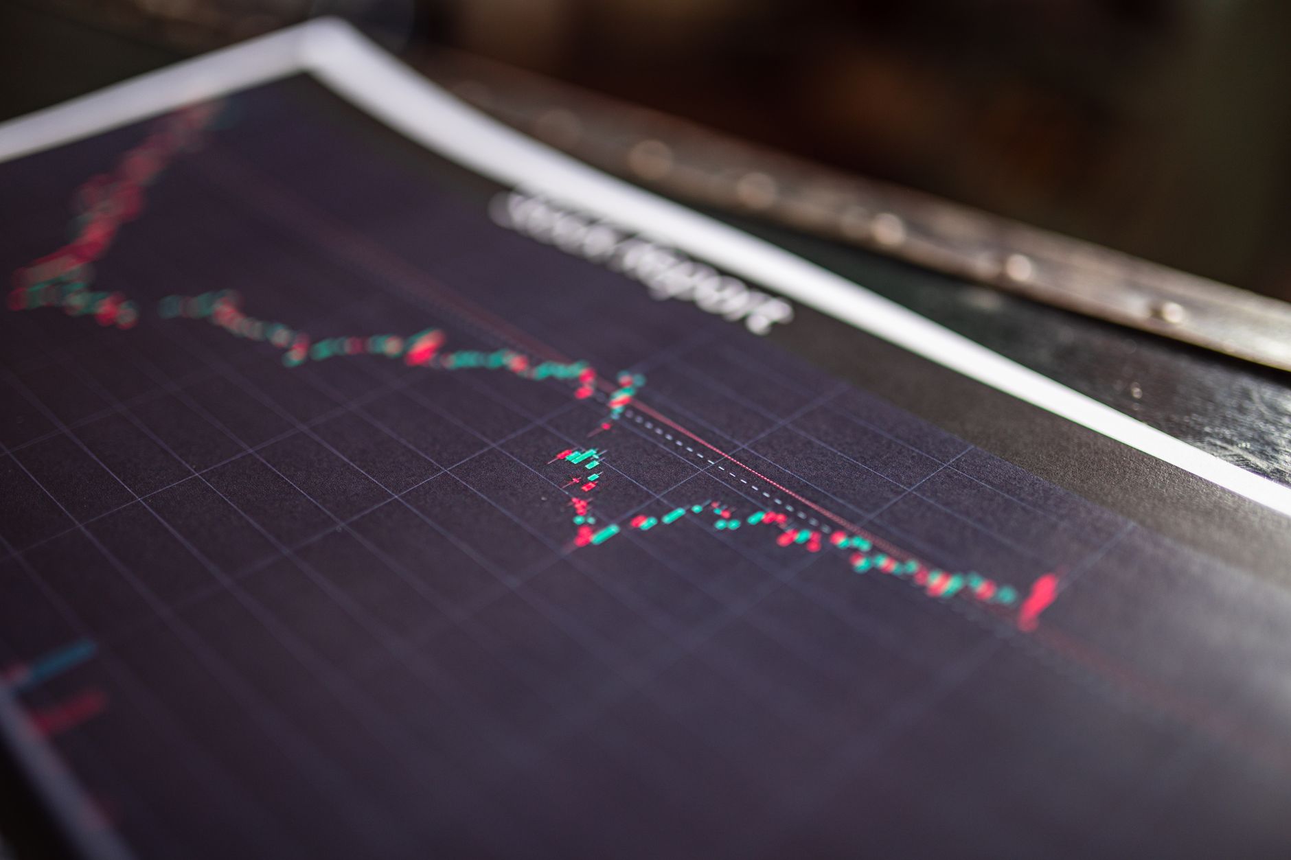 Rapport boursier graphique donnees financieres